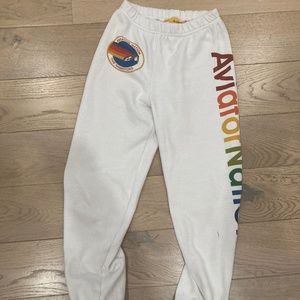 KIDS SIZE 14- BRAND NEW- AVIATOR NATION SWEATPANTS